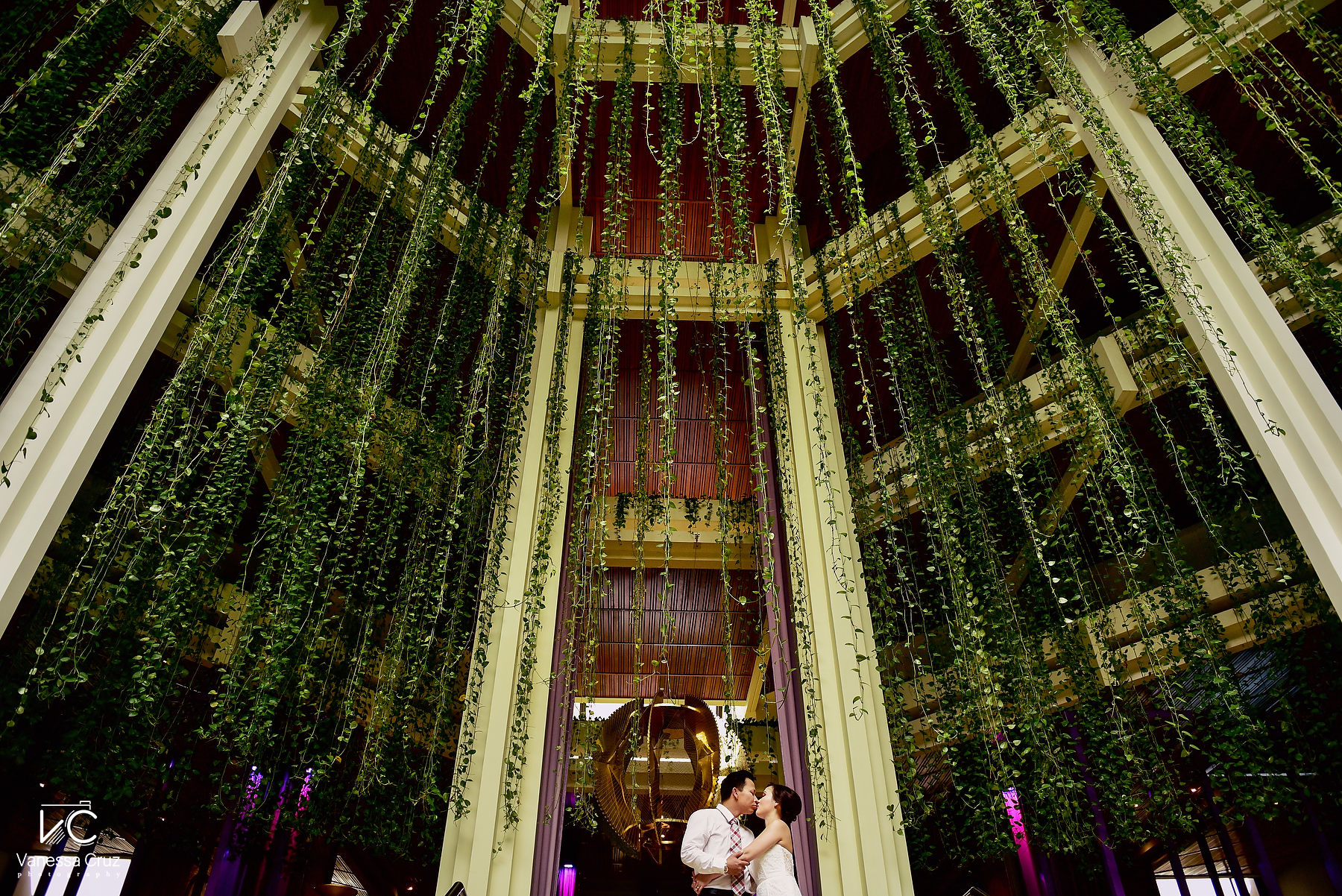 Paradisus Cancun Mexico Honeymoon Wedding Portrait 