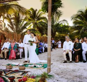 mayan wedding ceremony blue venado riviera maya