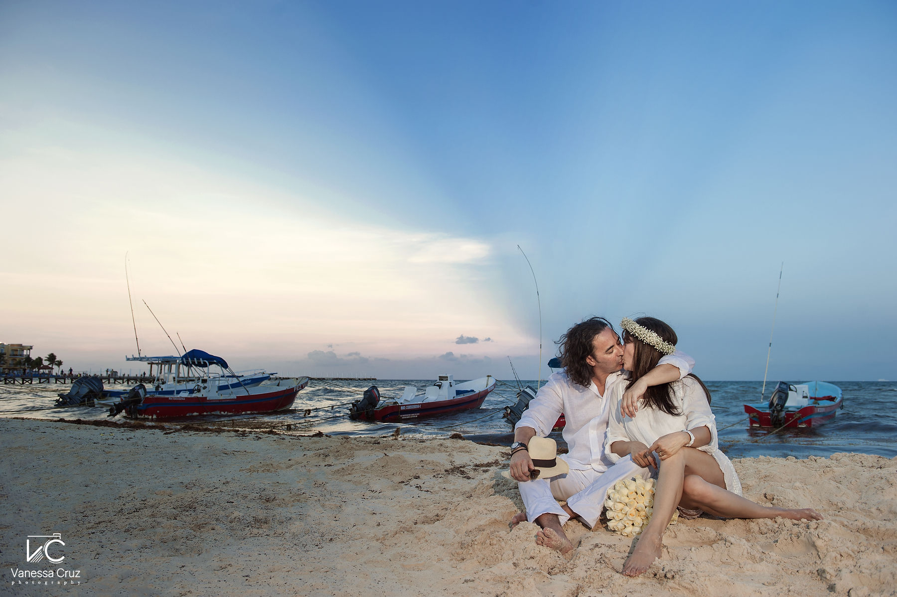 Elopement Portrait Playa del Carmen Mexico