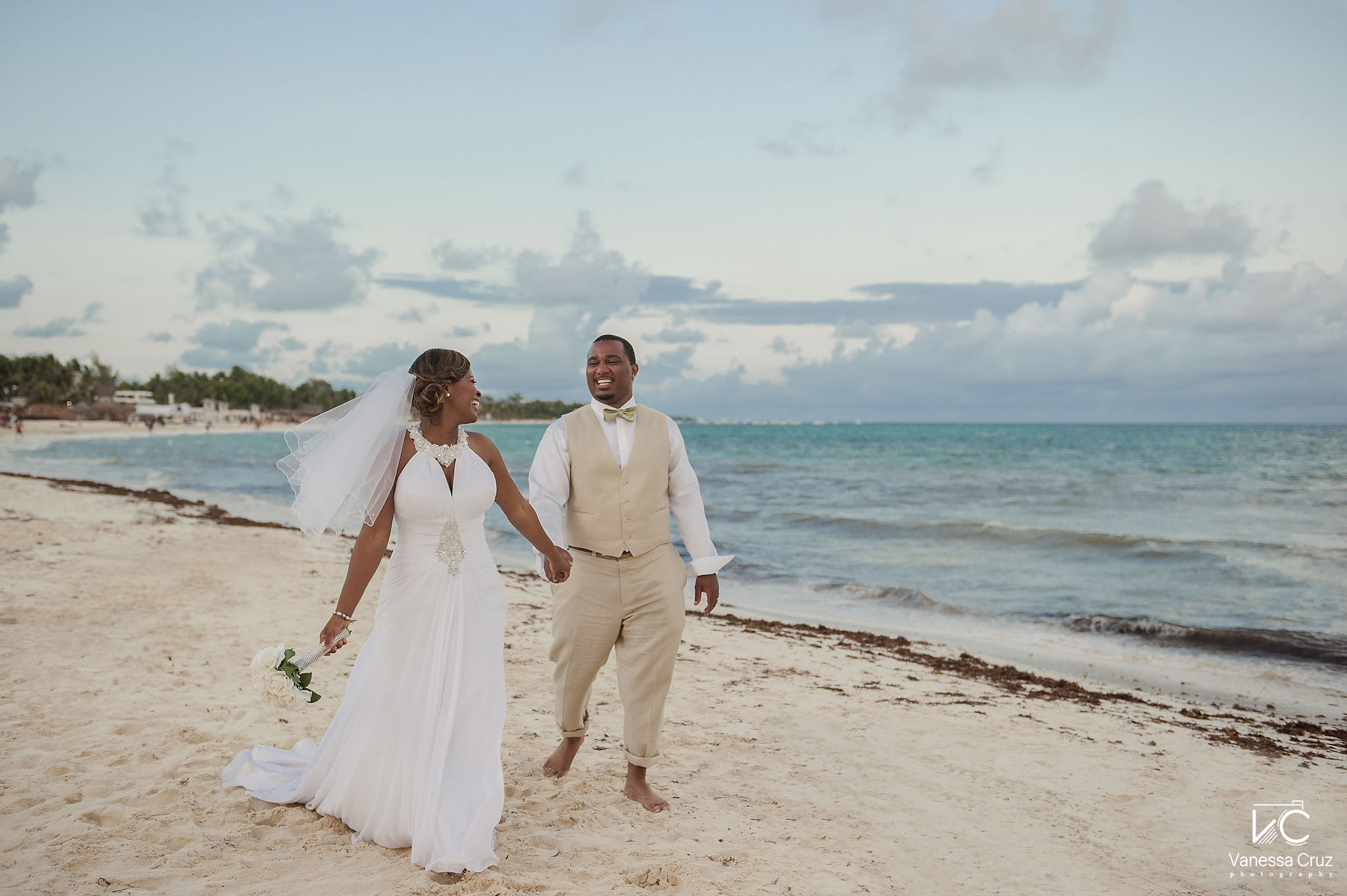 Beach Wedding Portraits 