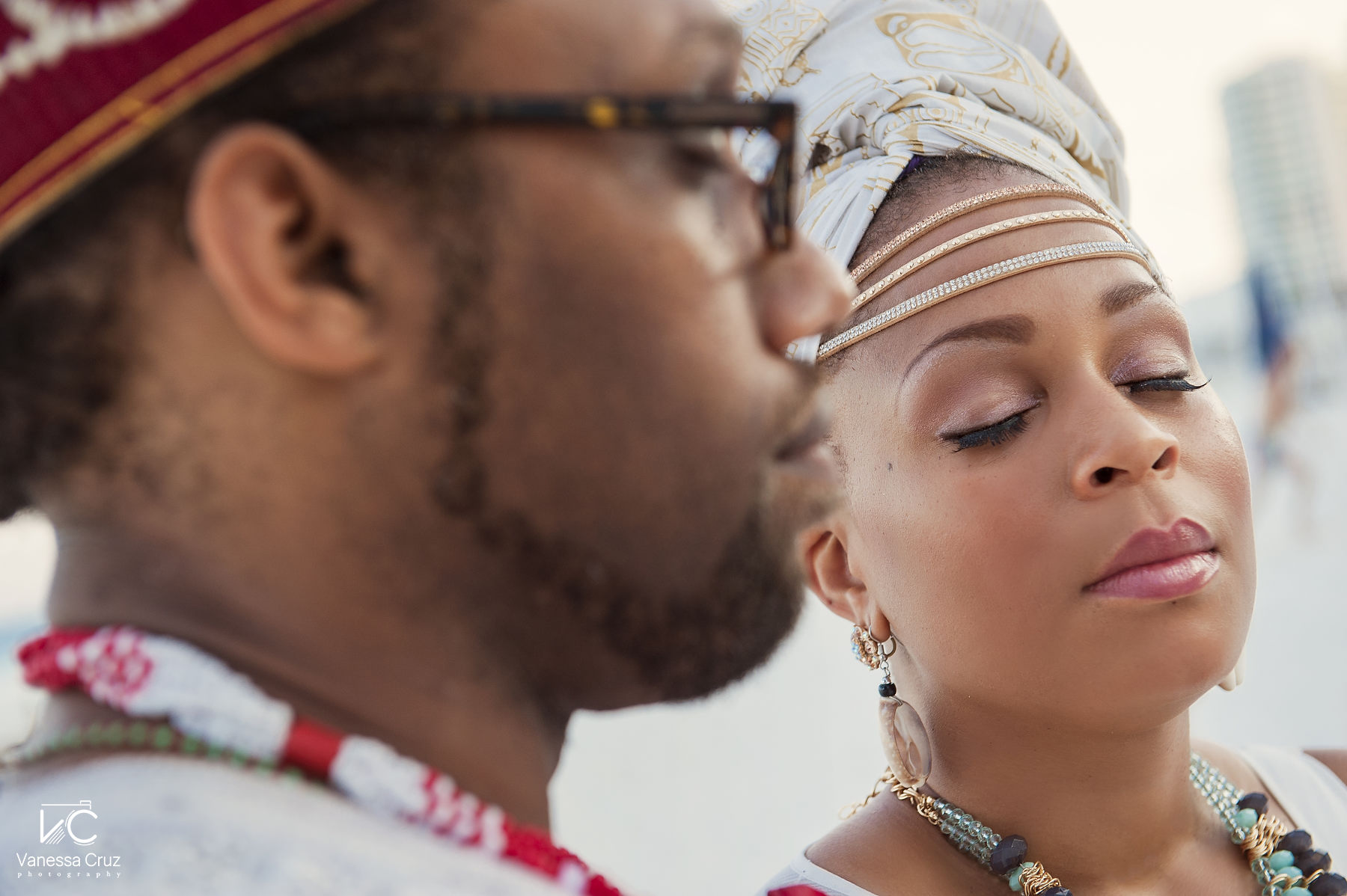 African beach Wedding Cancun Mexico