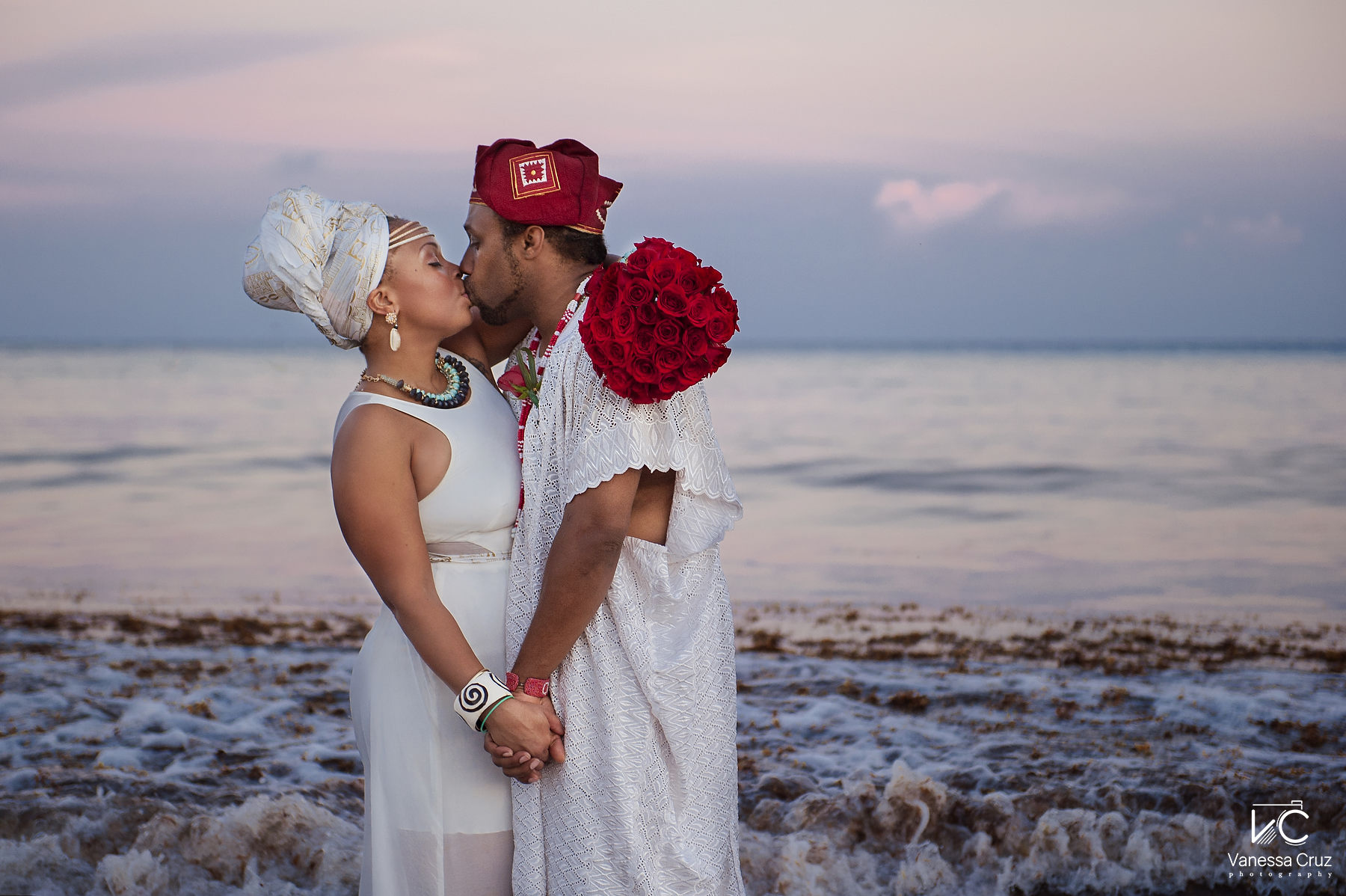 African Wedding portraits Cancun Mexico