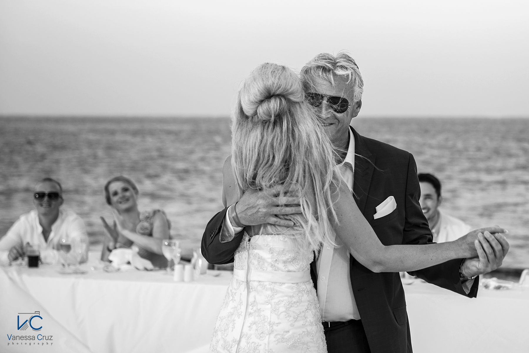 Father and daughter first dance Mexico Wedding 