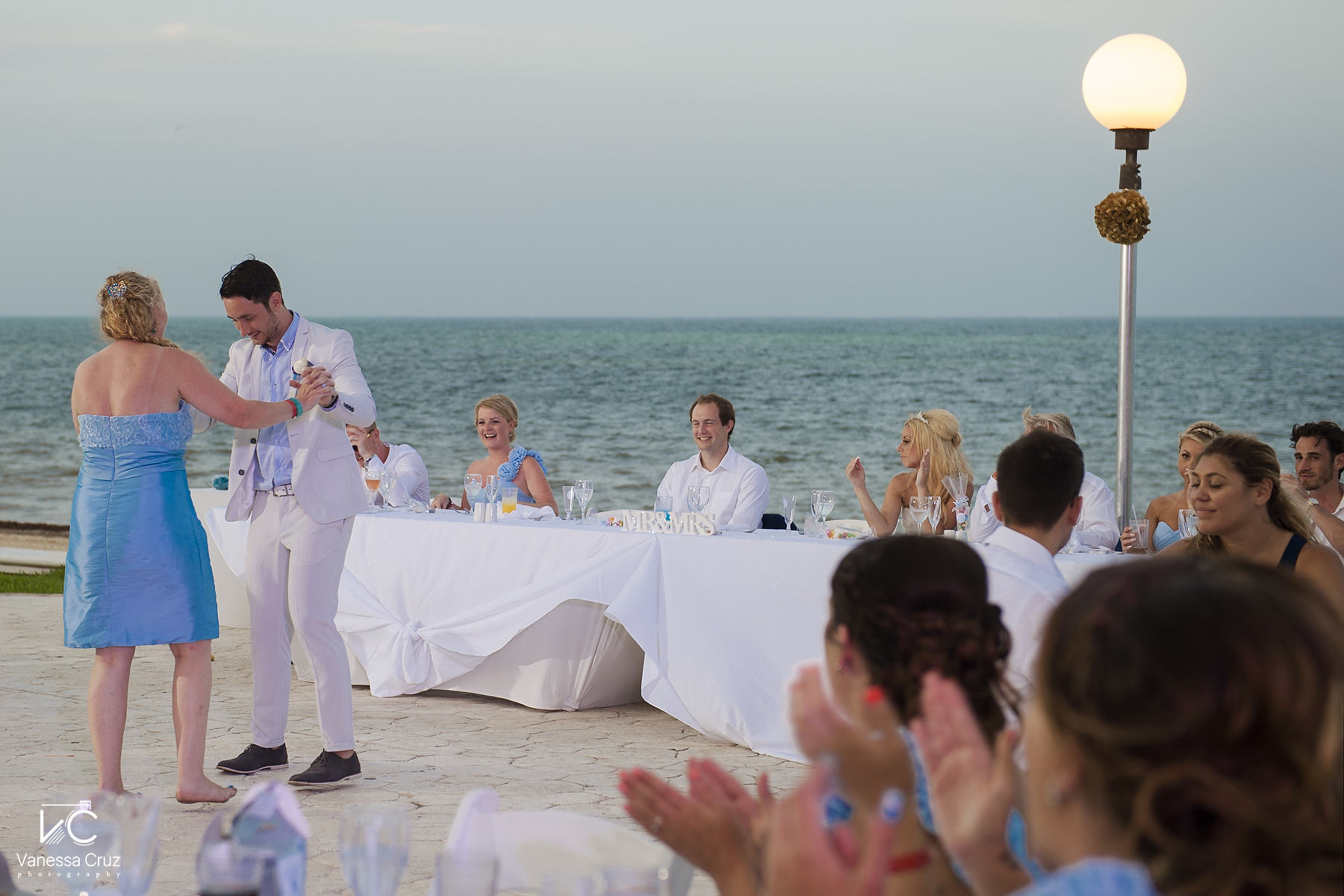 Mother and Son first Dance Moon Palace Cancun Mexico