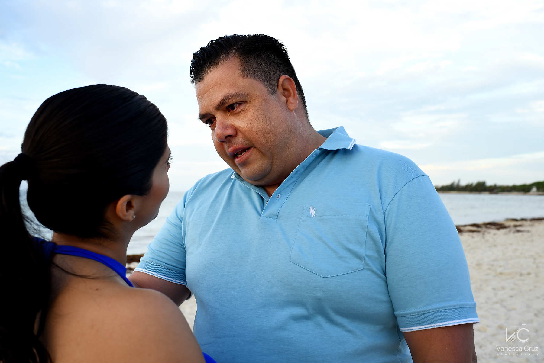 Beach Surprise Proposal Playa del Carmen Mexico