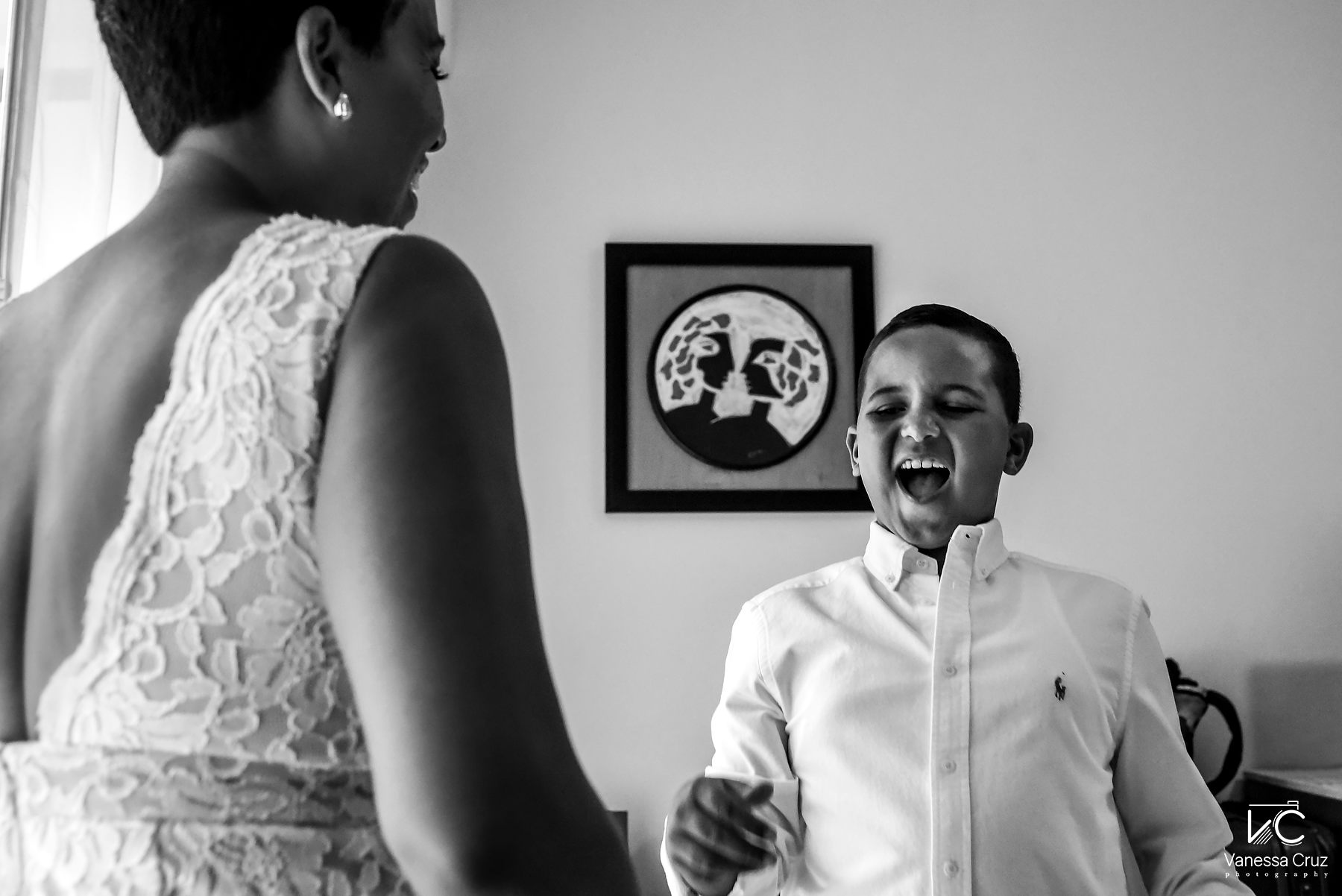 Getting Ready Mom and son Moments