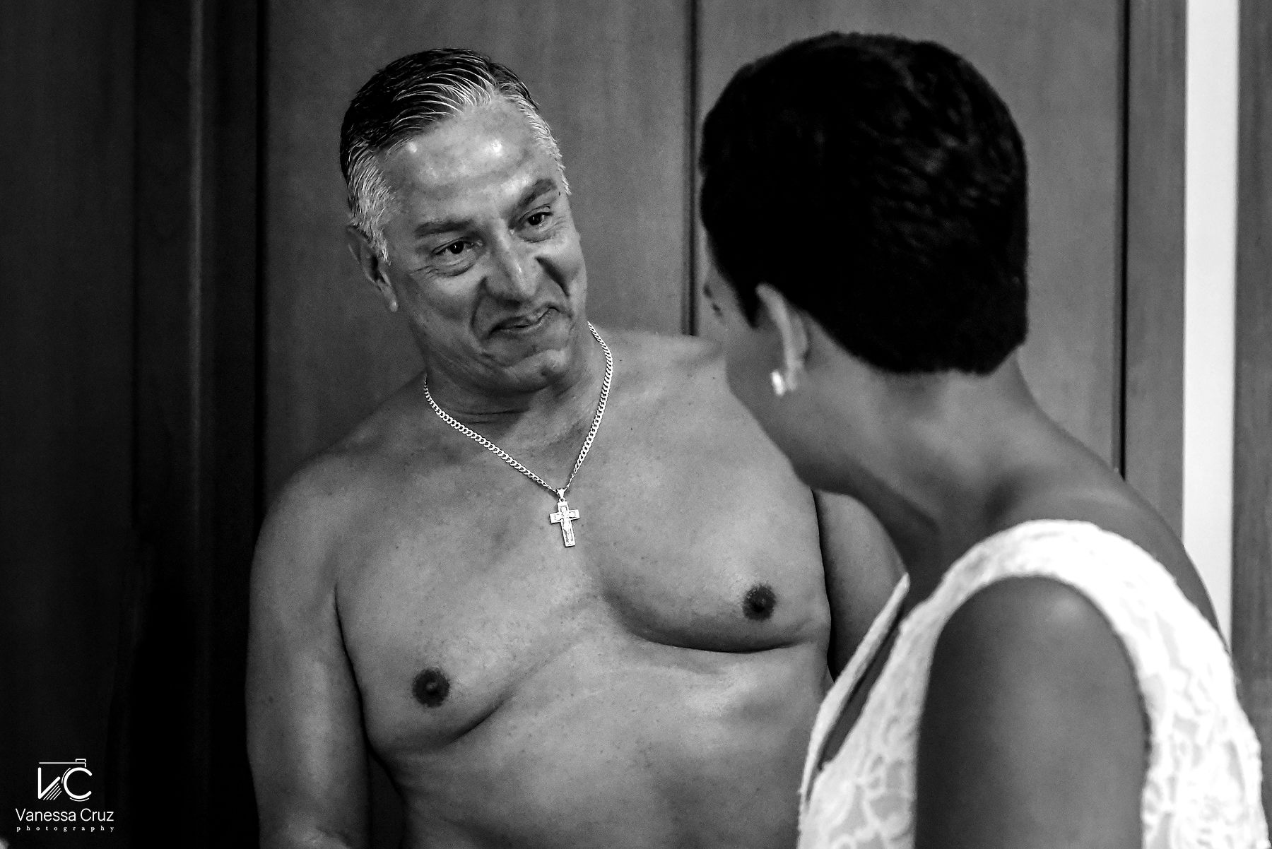 First Look Bride and Groom Getting Ready Vidanta Mayan Palace Riviera Maya Mexico