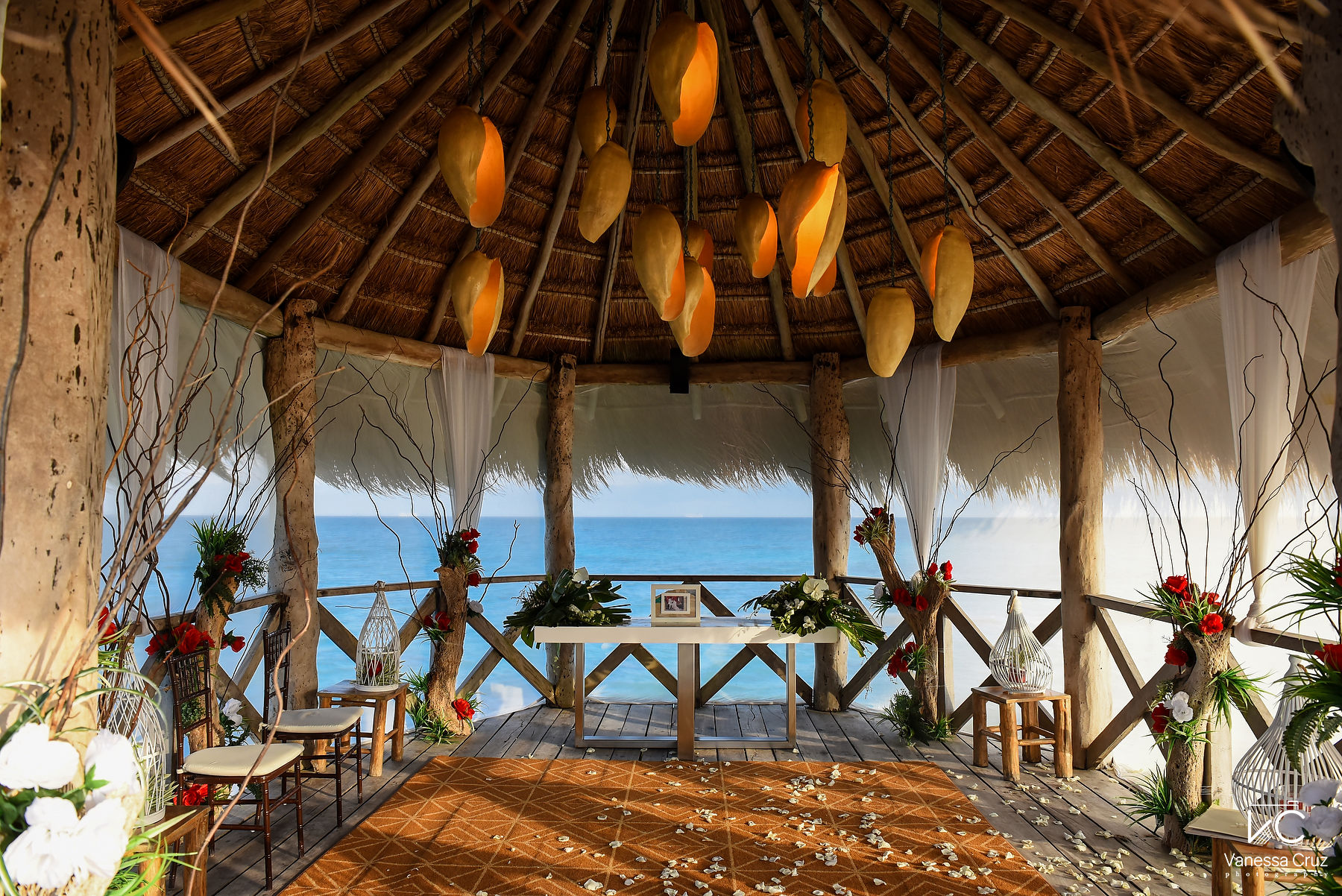 Wedding Ceremony set Up Vidanta Mayan Palace Riviera Maya Mexico