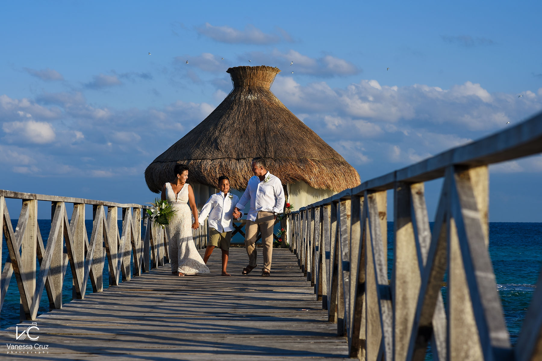 Vow Renewal with son Mayan Palace Riviera Maya Mexico
