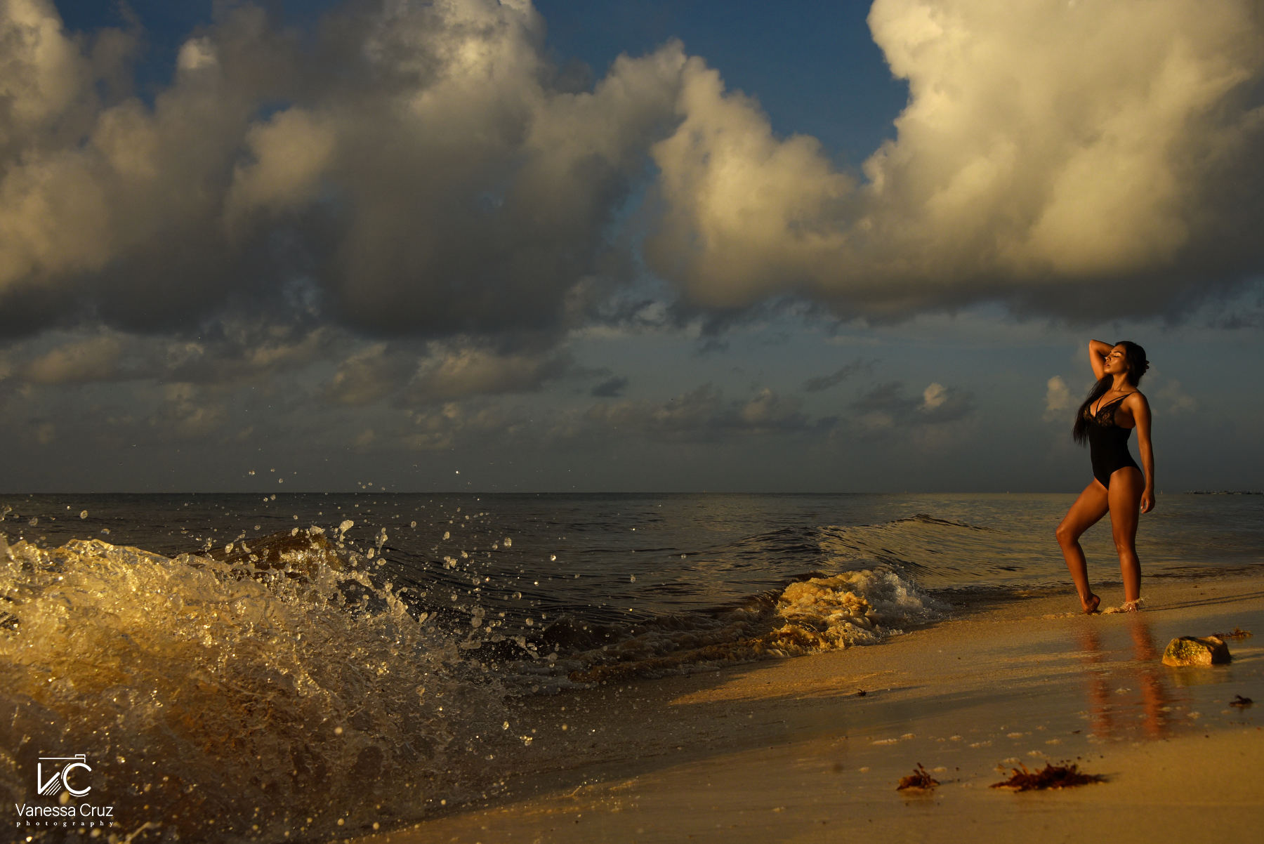Beach boudoir Photographer Playa del Carmen Riviera Maya Mexico