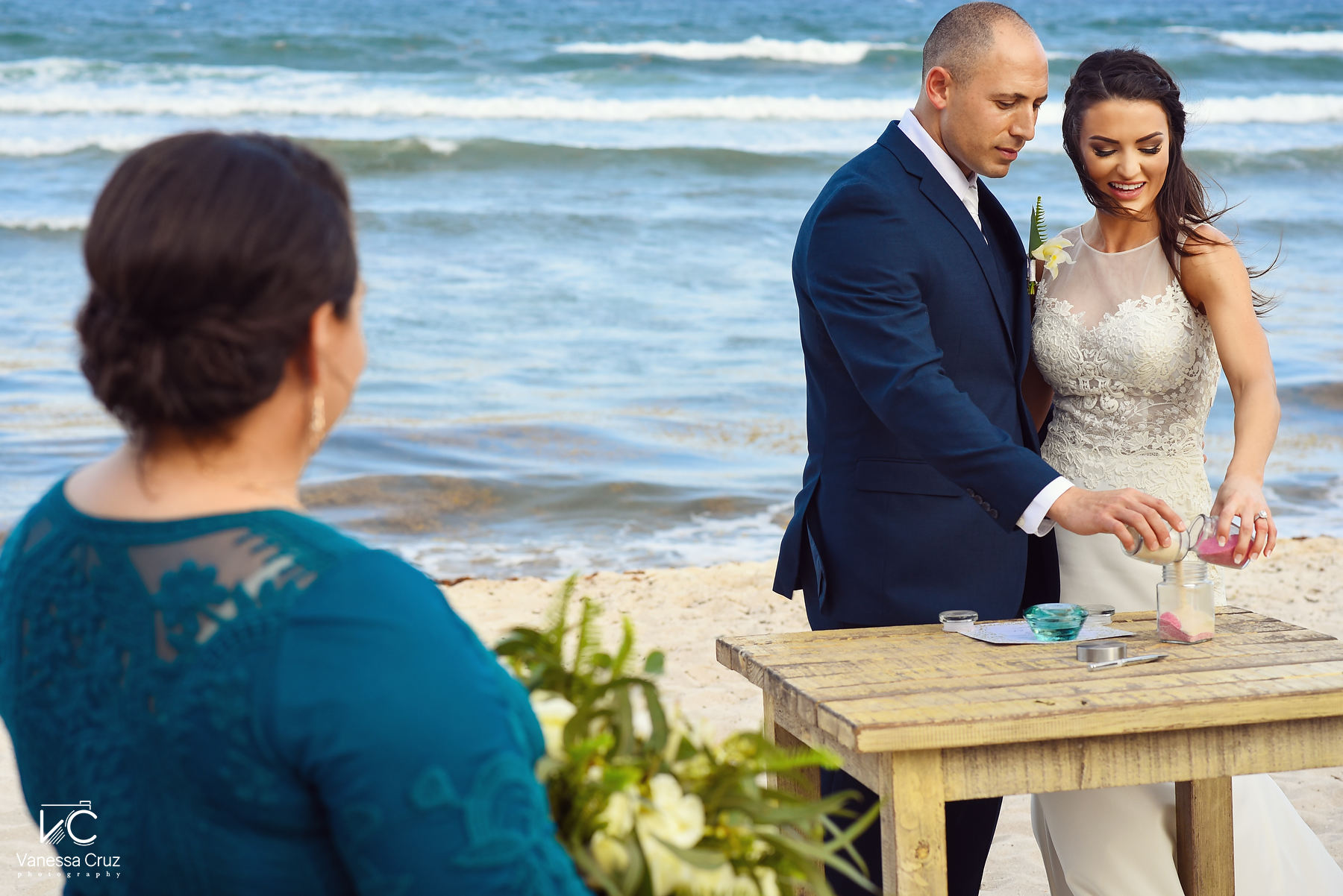 Sand ceremony Blue Venado Riviera Maya