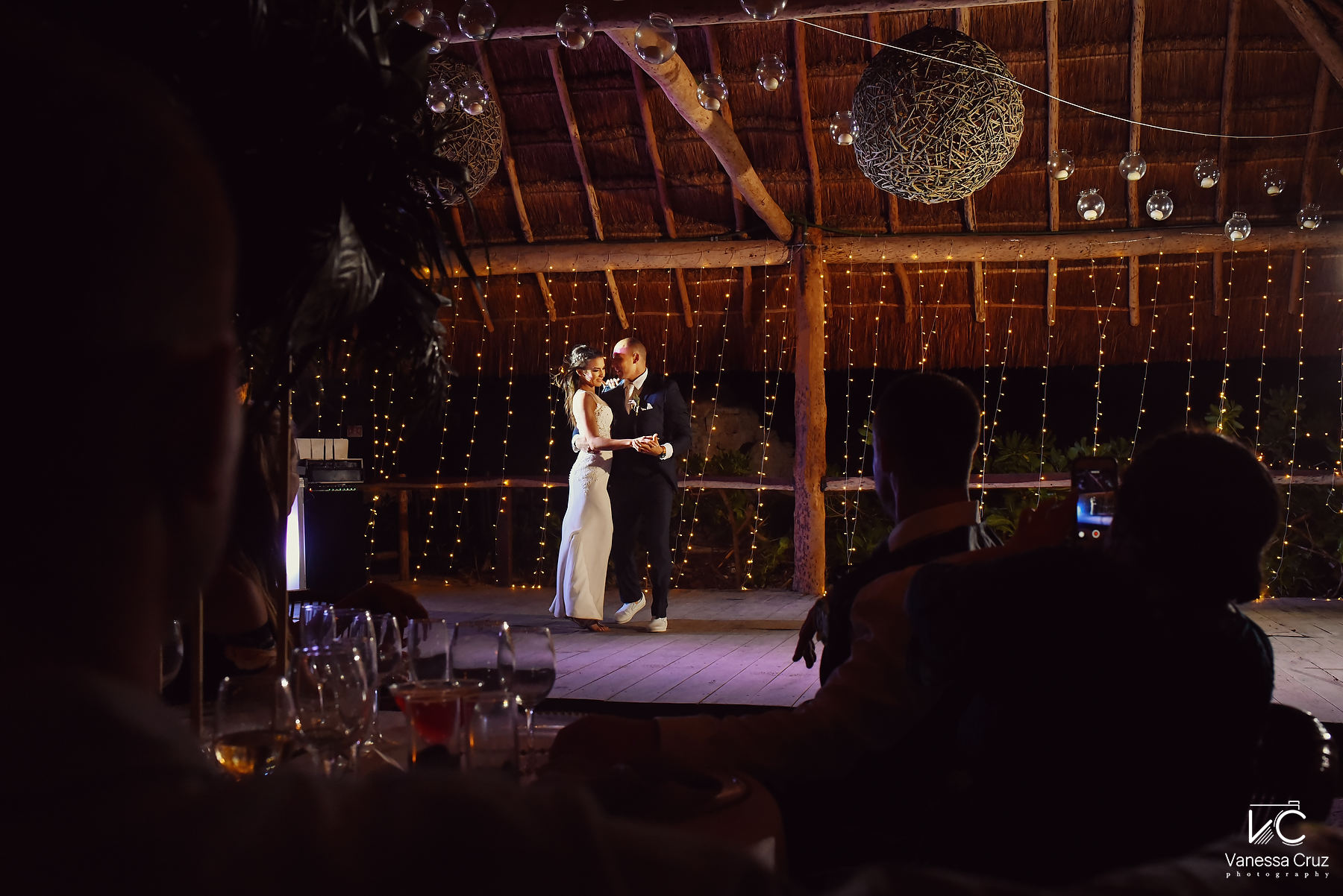 Bride and groom first dance Mexico Weddings