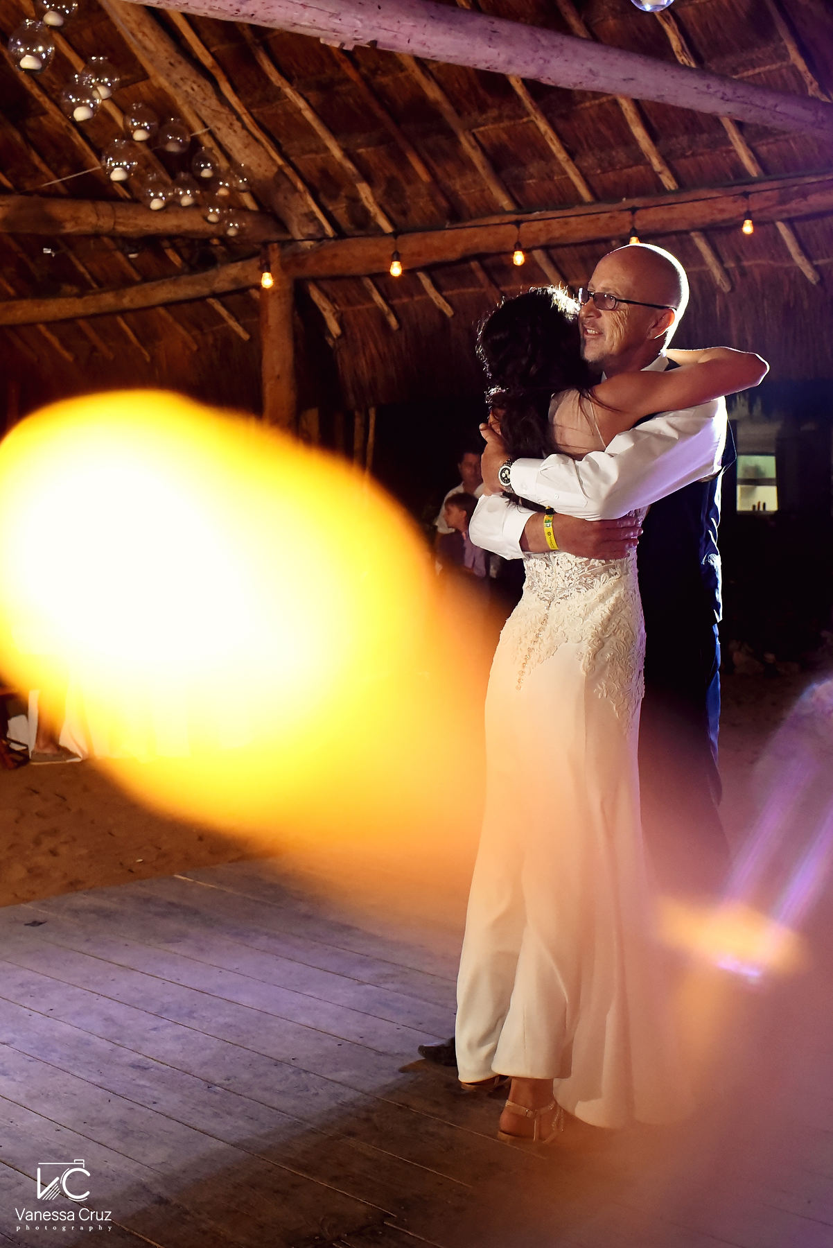 Wedding emotional moments Blue Venado Riviera Maya