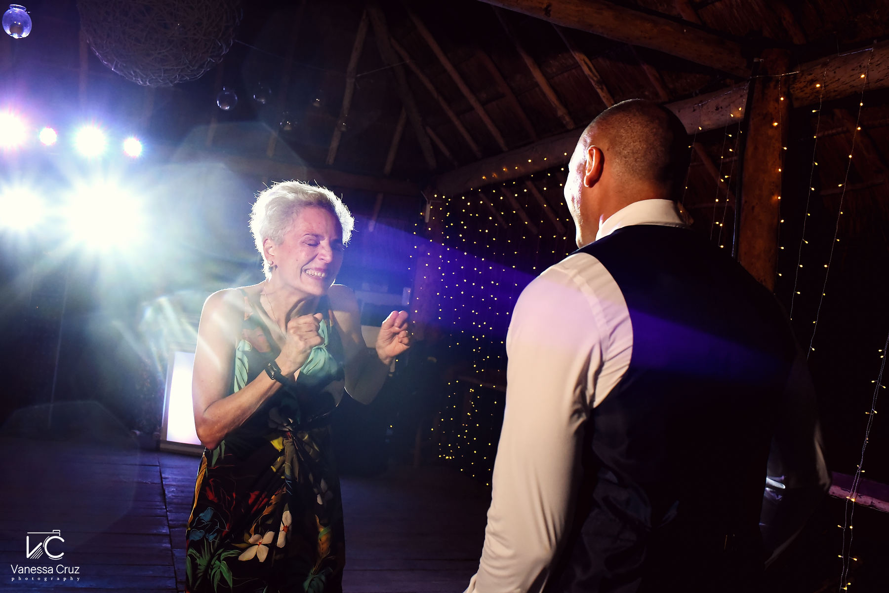 Groom and mother dance Riviera Maya Mexico Weddings