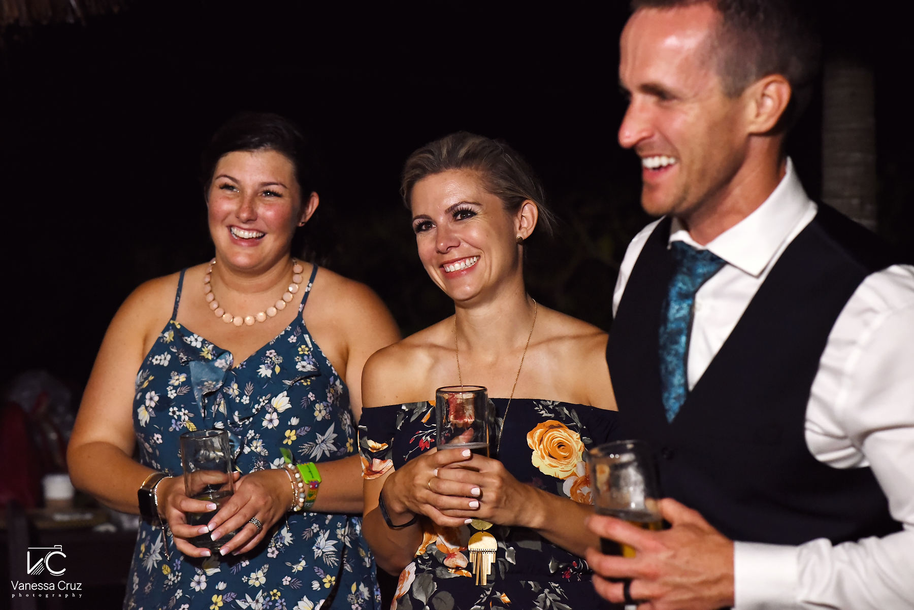 Emotional reception moments Riviera Maya Wedding