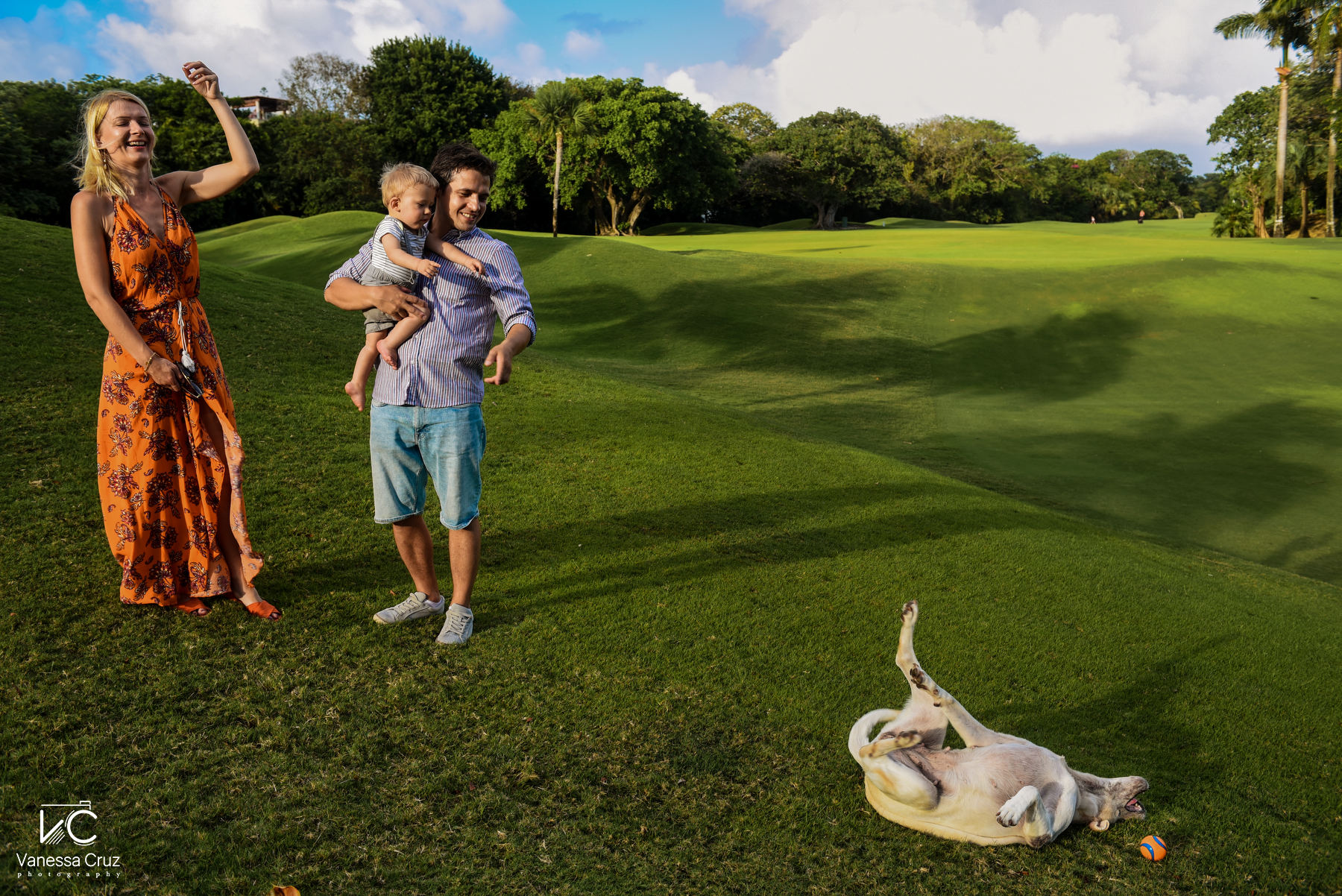 Fun dog Playa del Carmen Photographer Mexico