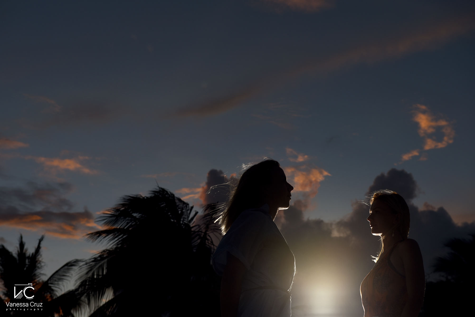 sister portrait Playa del Carmen Mexico