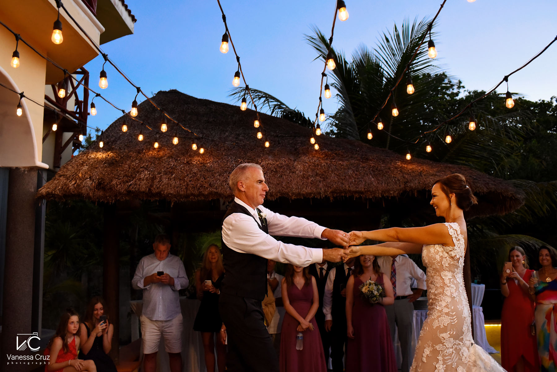 First Dance Cozumel Wedding Villa Yak Alil Mexico