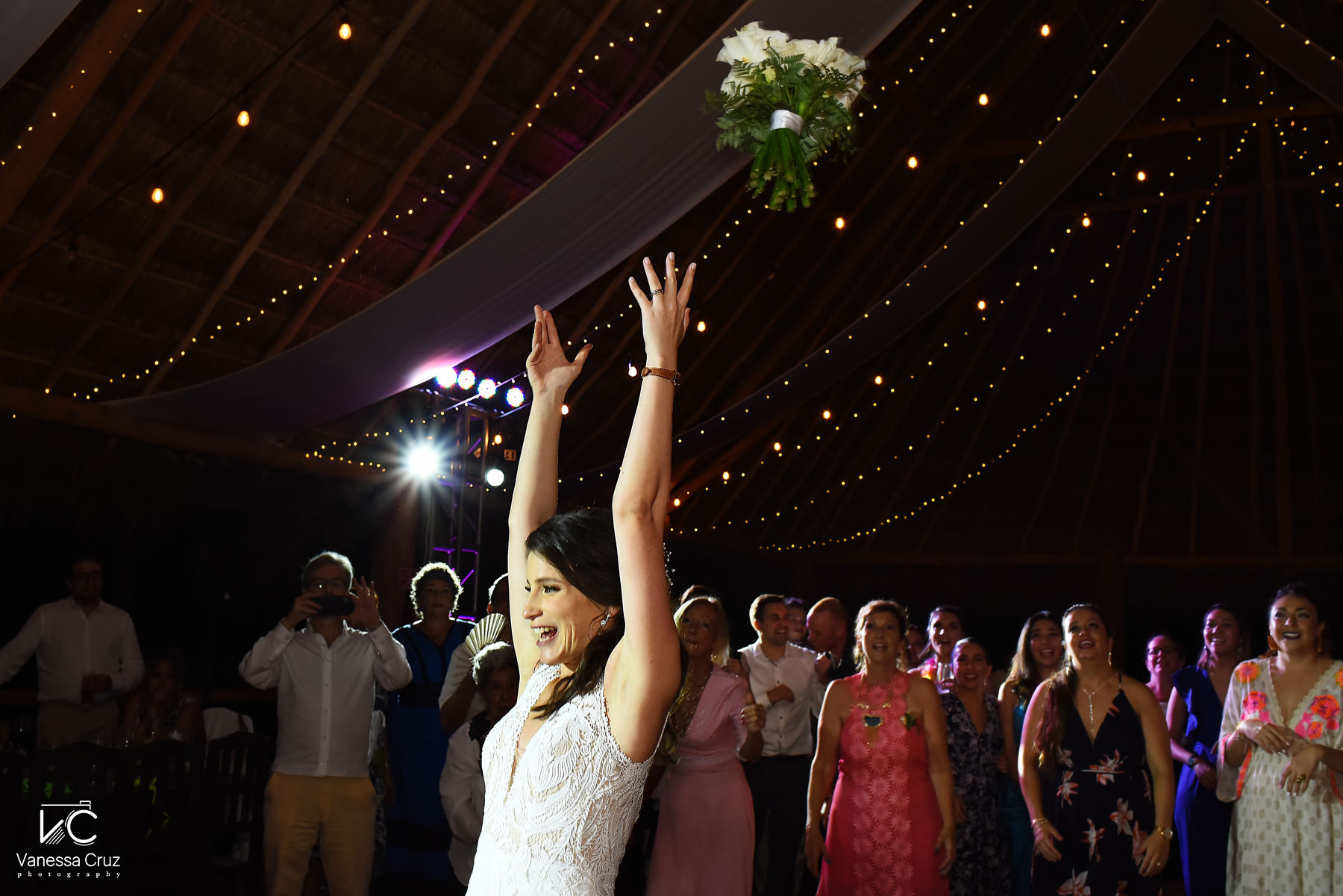 bouquet toast  Blue Venado Riviera Maya Mexico