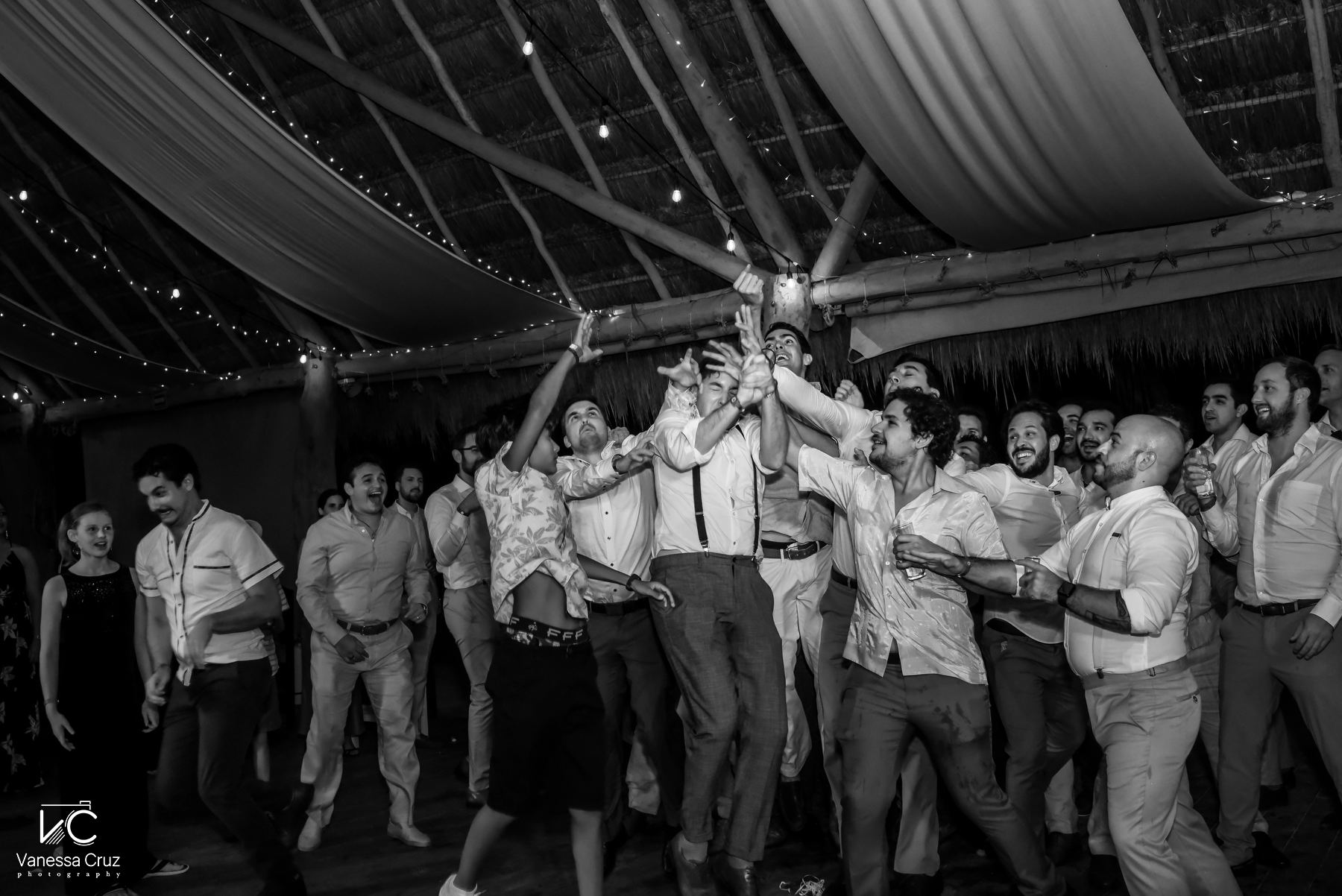 mens  fighting for garter Blue Venado Riviera Maya Mexico