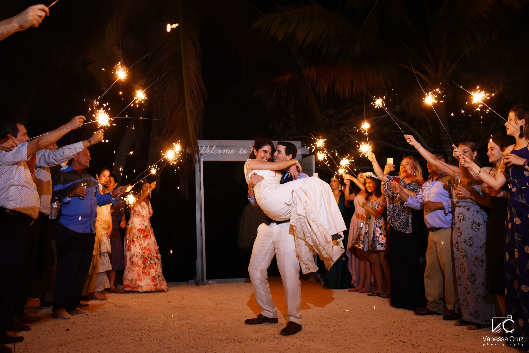 Wedding Sparkles Private Venue Blue Venado Wedding Playa del Carmen Mexico