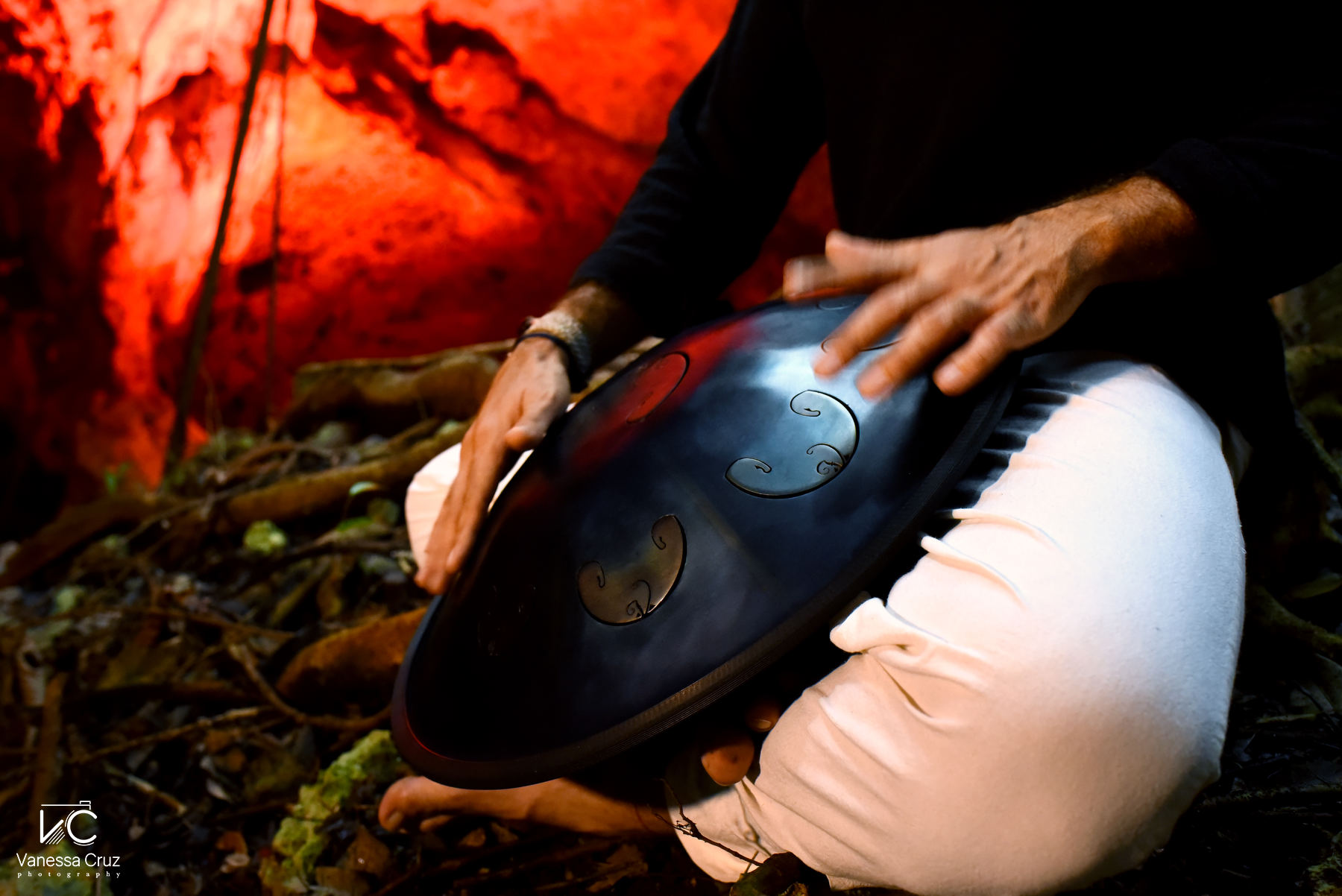 handpan detail Playa del Carmen Mexico