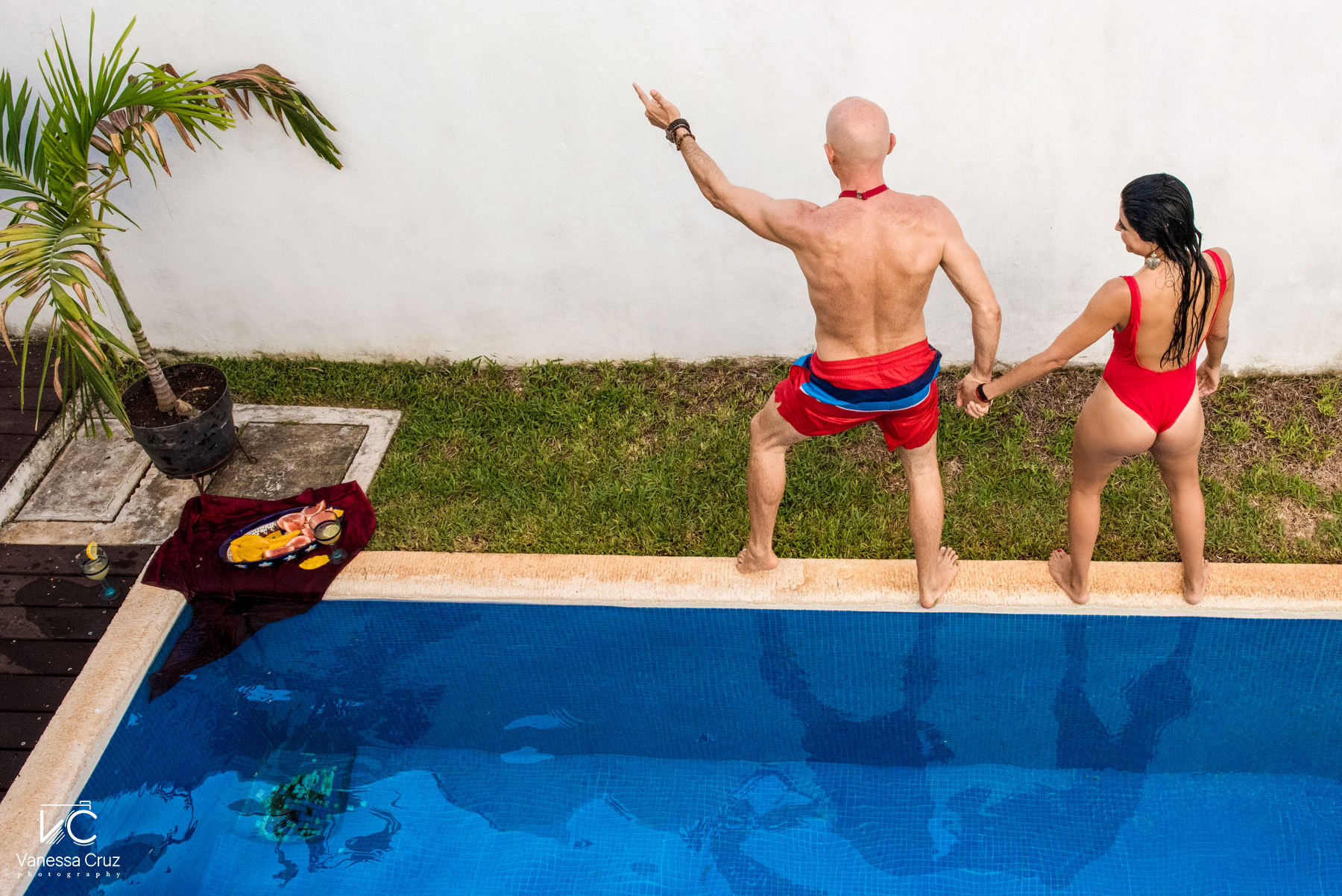 Couple dancing Portrait photographer Playa del Carmen Mexico