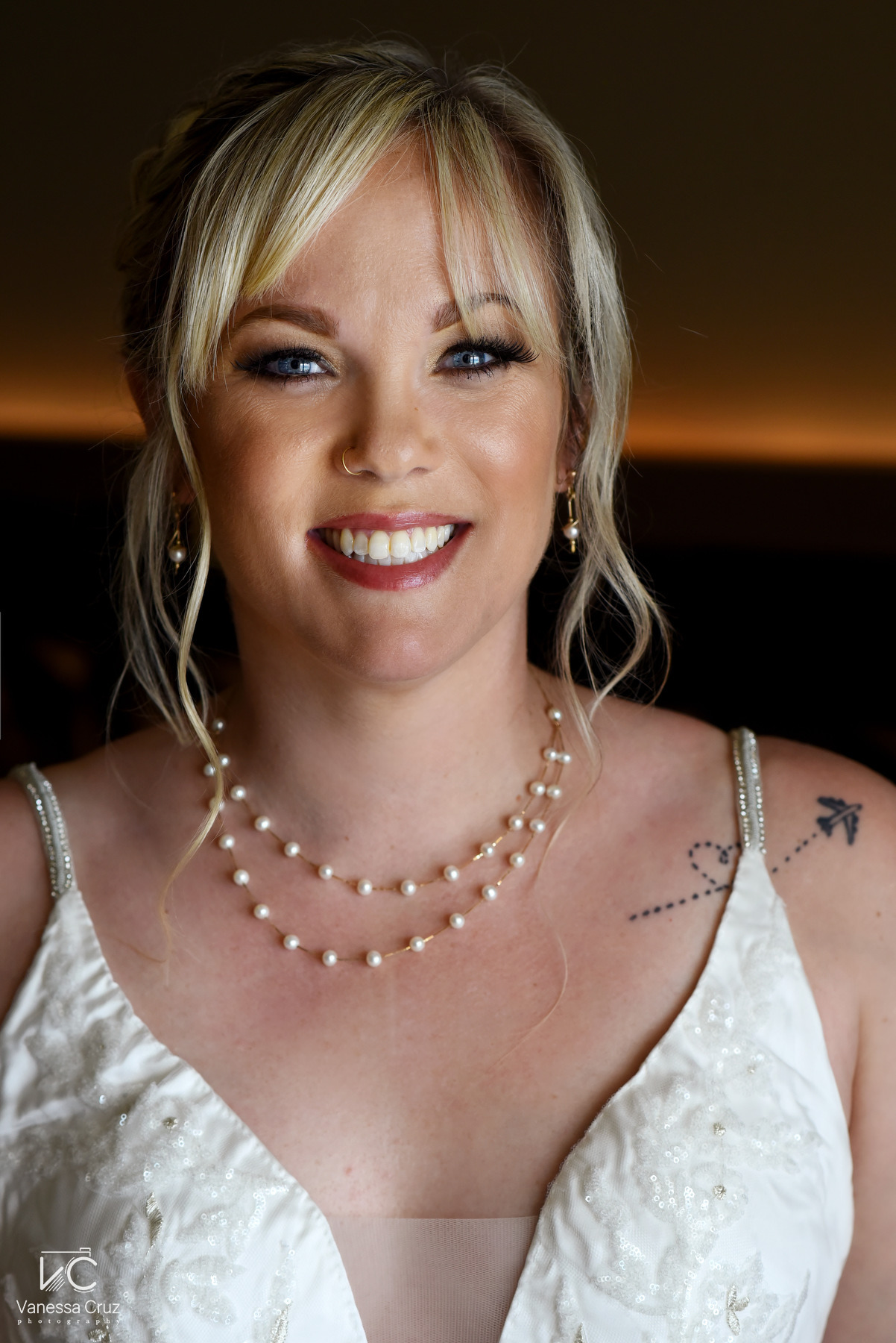 Bride wedding portrait Hyatt Ziva Cancun Mexico
