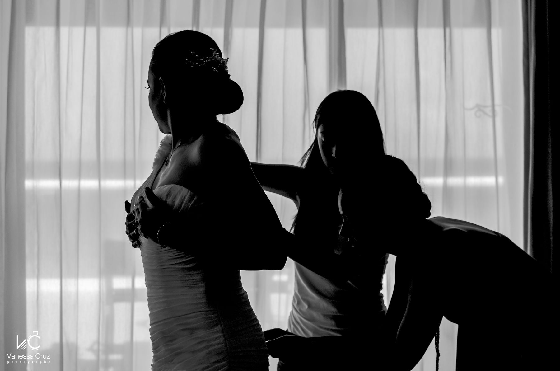 Bride getting ready Hard Rock Hotel Cancun Mexico