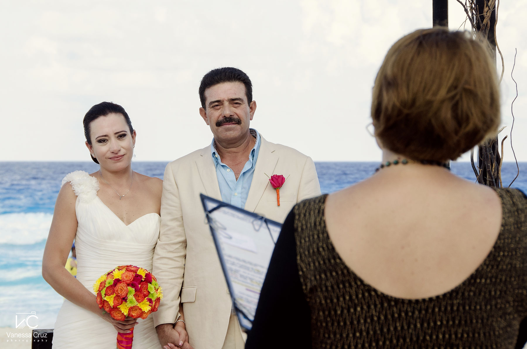 Destination Wedding symbolic ceremony Hard Rock Hotel Cancun Mexico