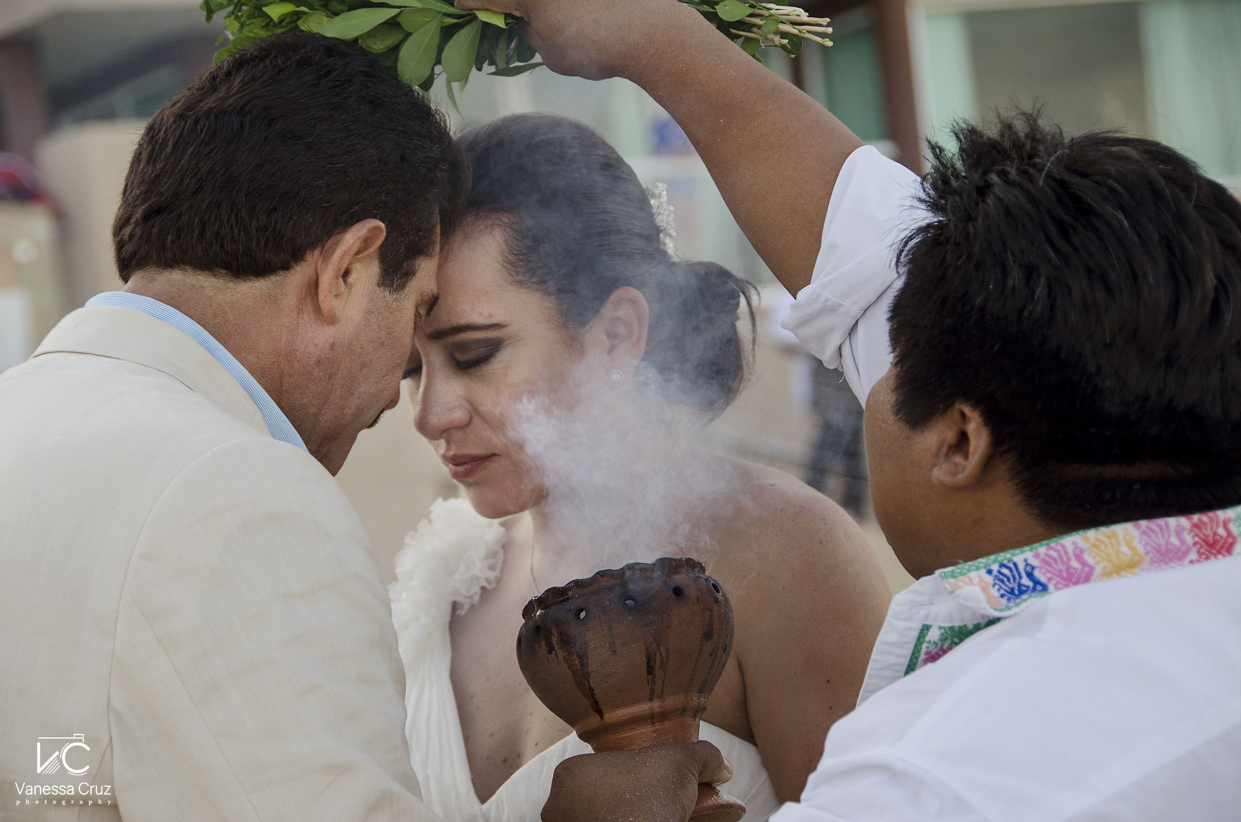 Mayan Blessing Wedding Ceremony Hard Rock Hotel Cancun Mexico
