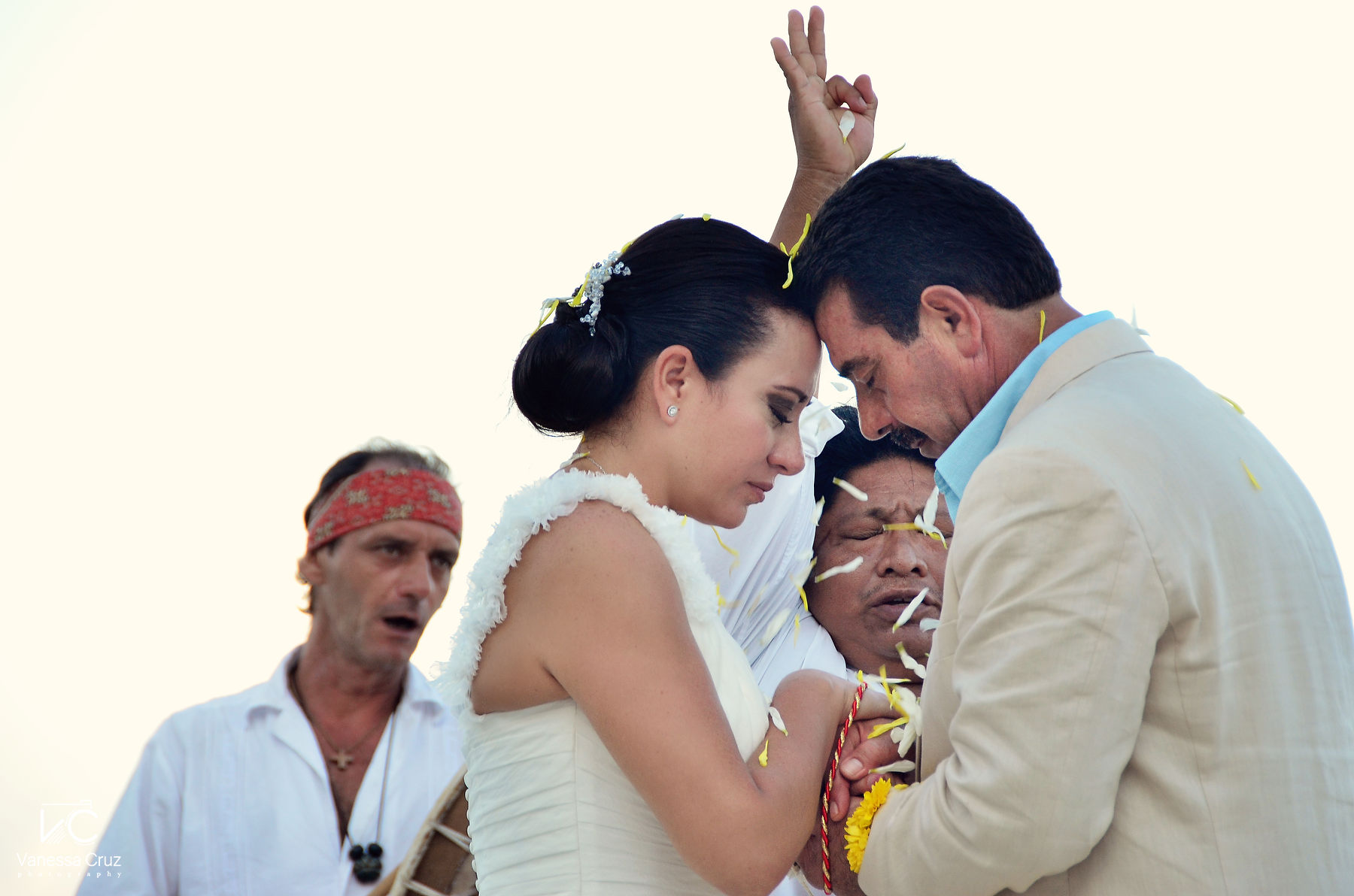 Wedding moments Mayan blessing Hard Rock Cancun Mexico