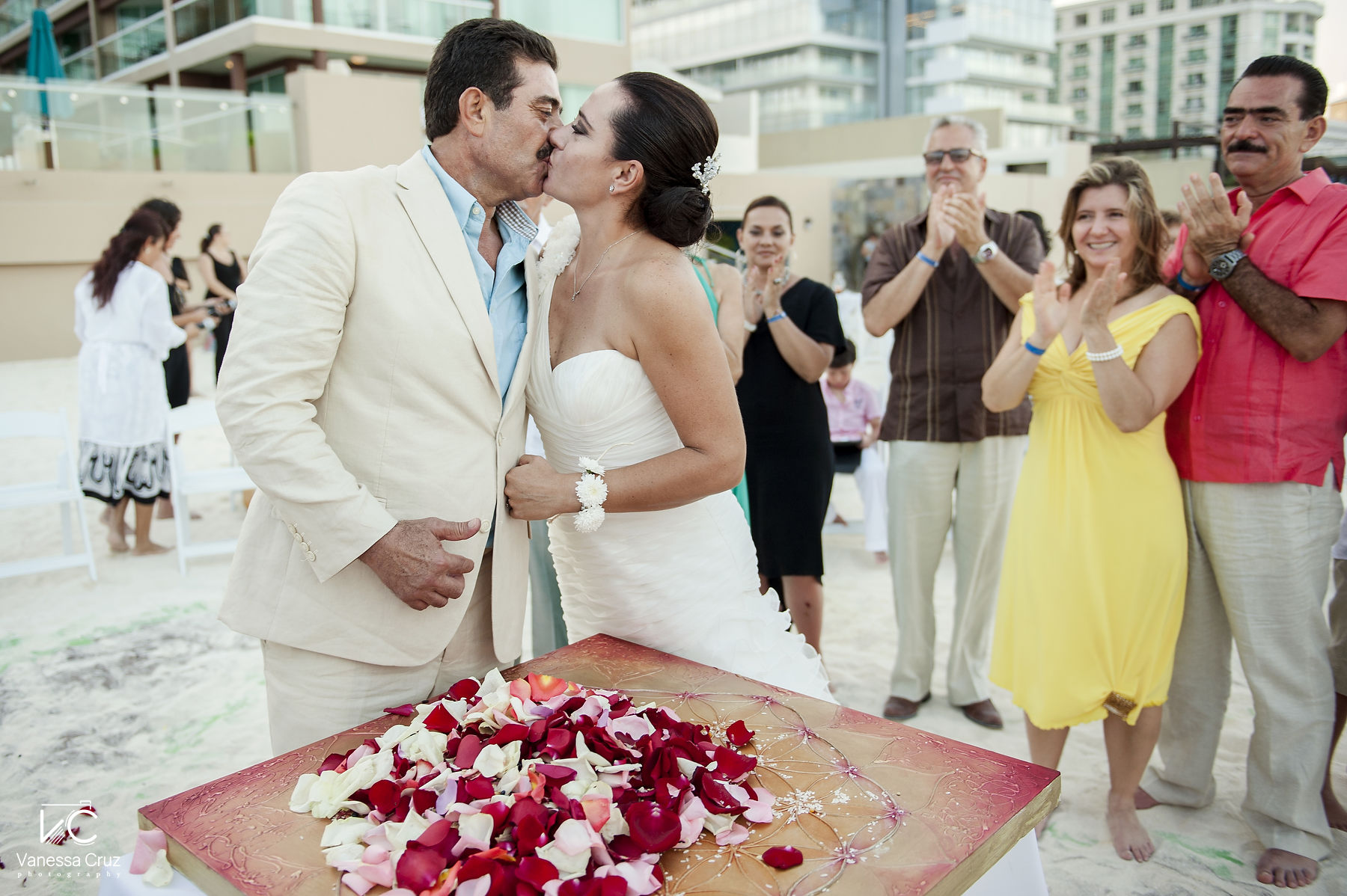 First kiss mandala ceremony Hard Rock Cancun Mexico