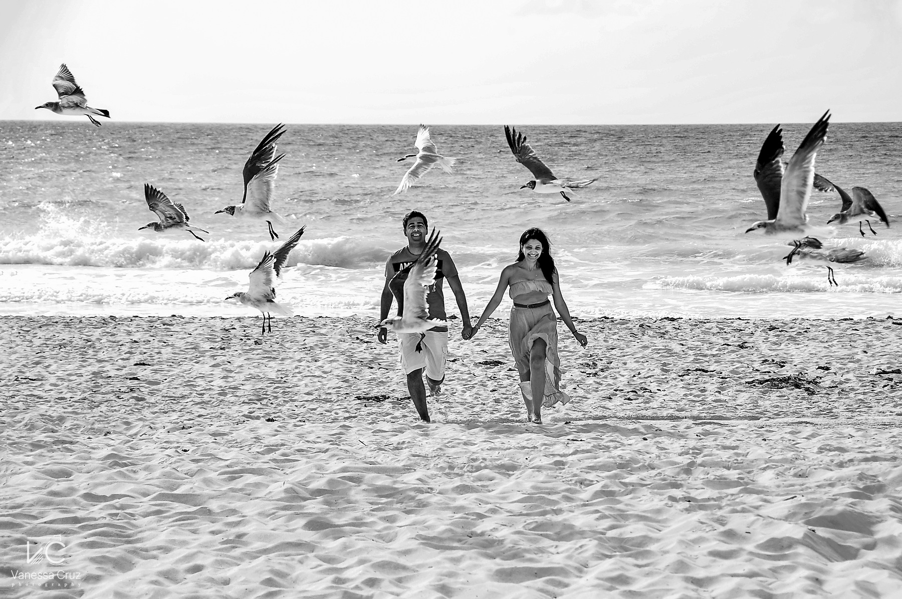 Engagement Beach photography Cancun, Riviera