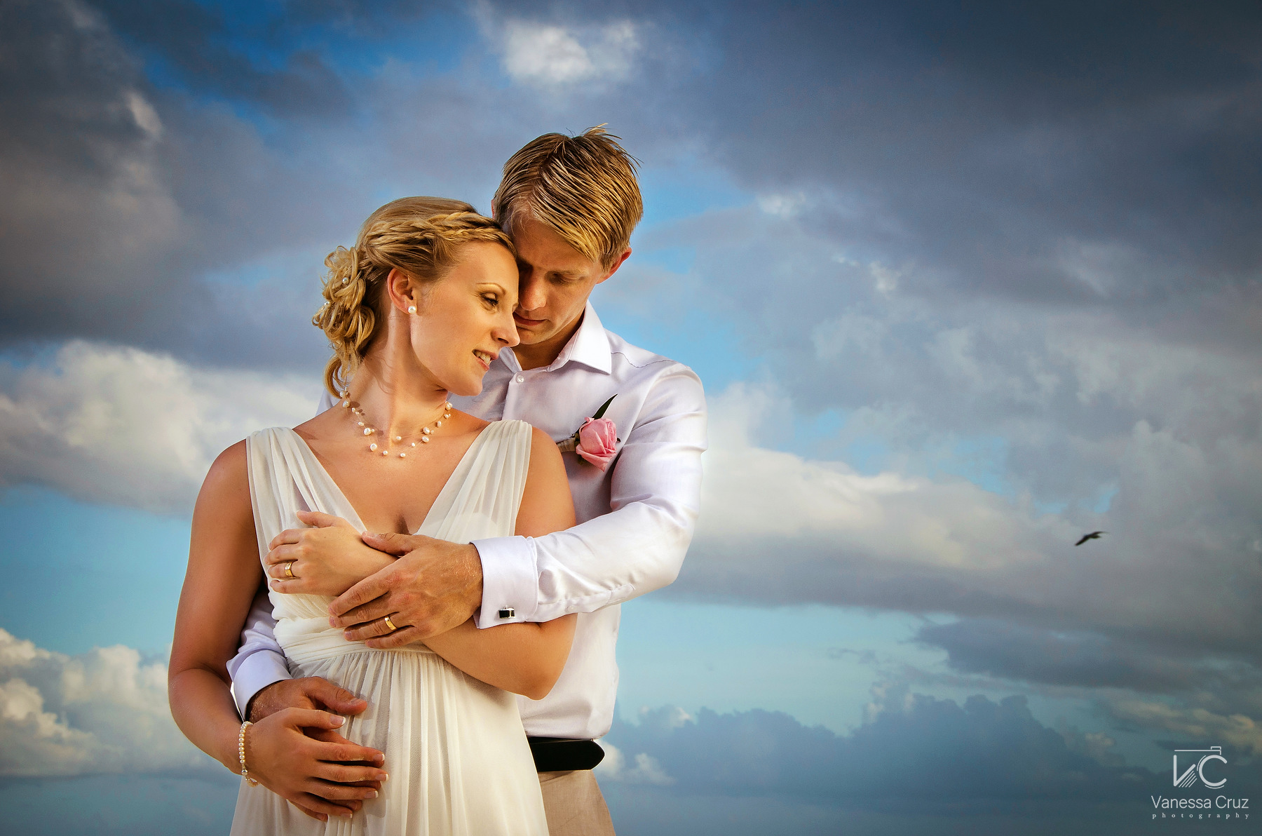 Bride and Groom Destination wedding portraits