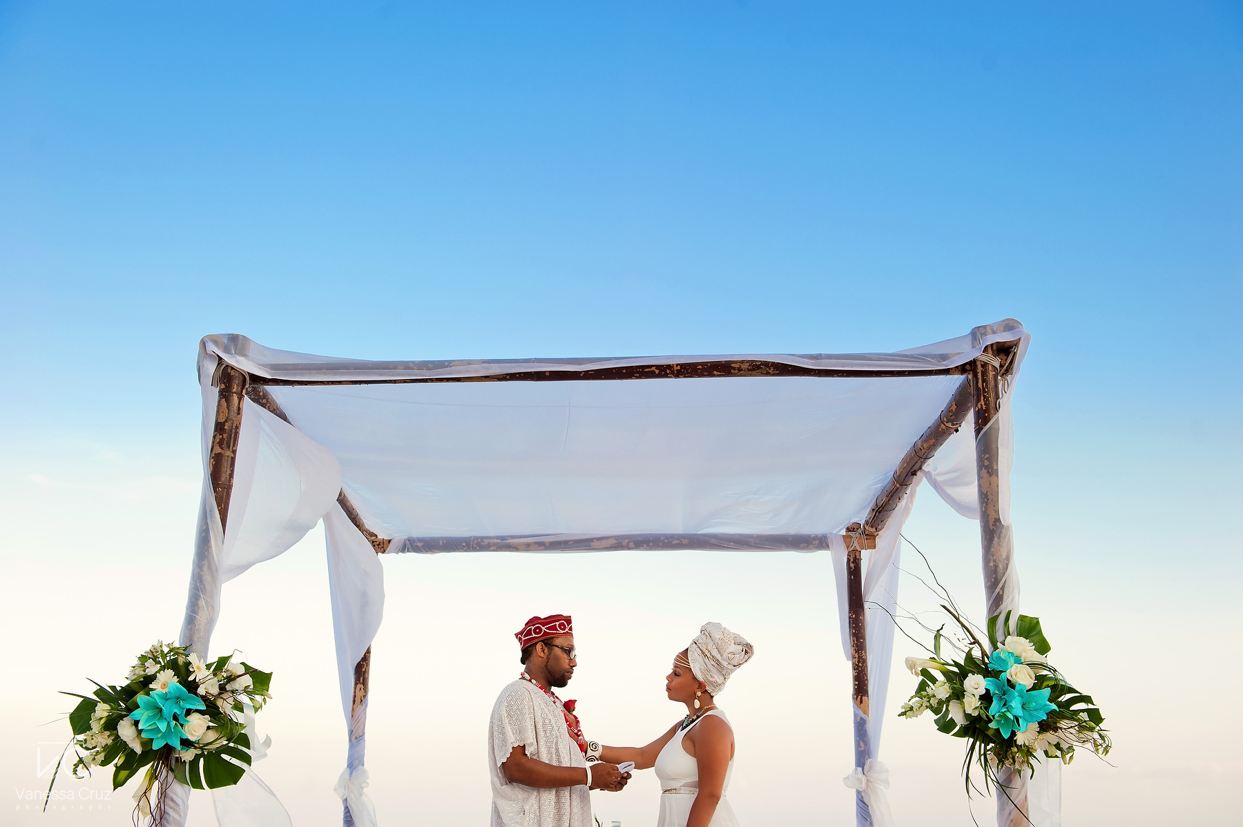 Beach wedding spiritual ceremonies Cancun Mexico