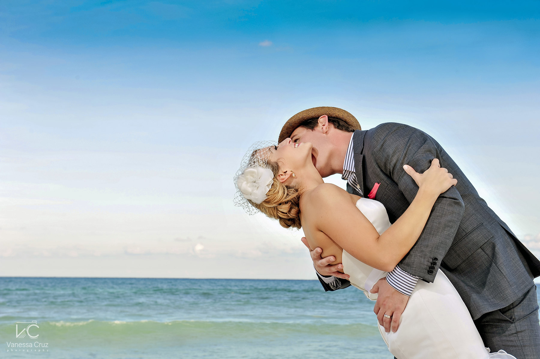 Playa del Carmen Beach Wedding portraits
